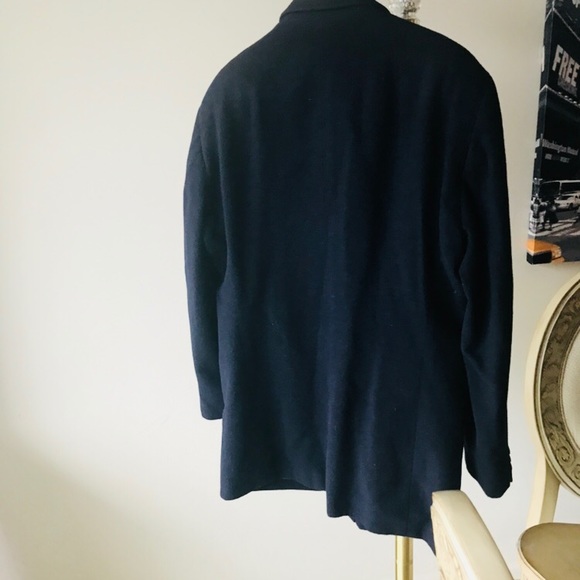 Giorgio Armani Navy Blue Suit Size 44 - Picture 3 of 8